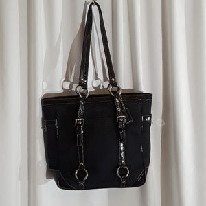 Black coach bag, excellent condition